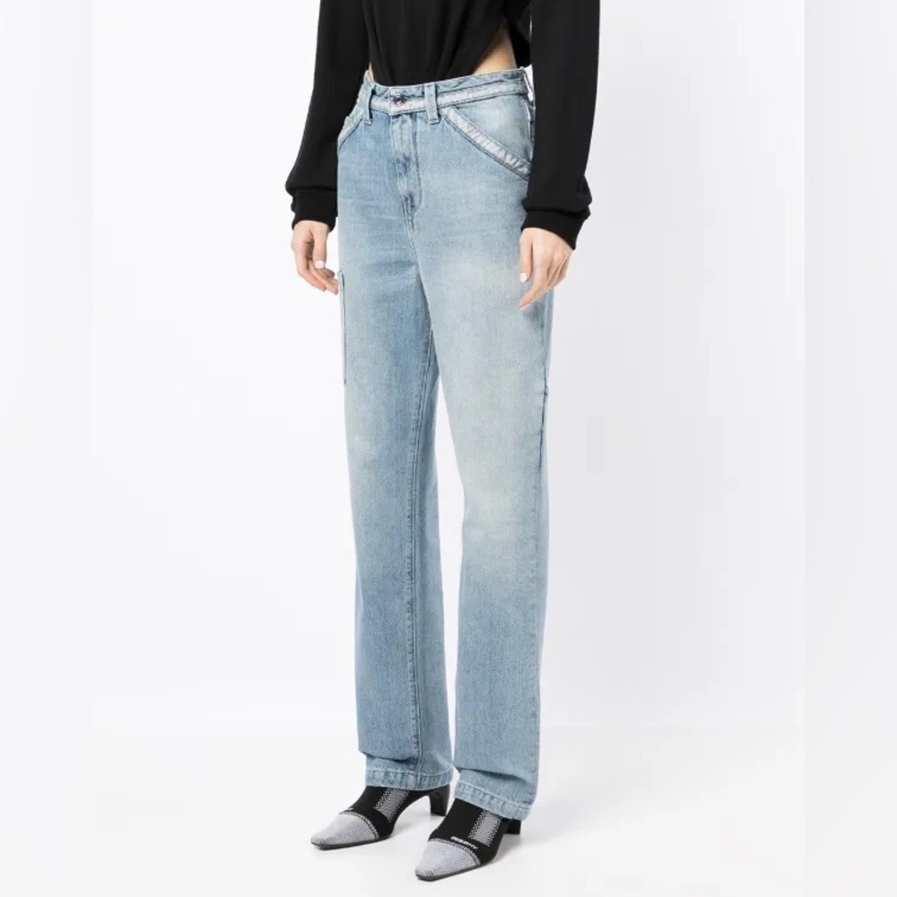 NWT RtA Road to Awe Rowan High Rise Relaxed Fit Straight Leg Jeans sz 27 - Picture 3 of 10
